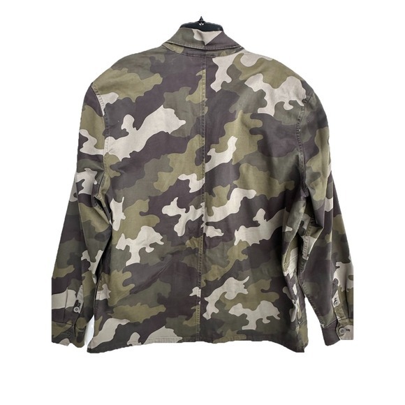 Tomas Maier Italy Camo‎ Jacket Shacket Button Down Mens XL - Picture 8 of 13